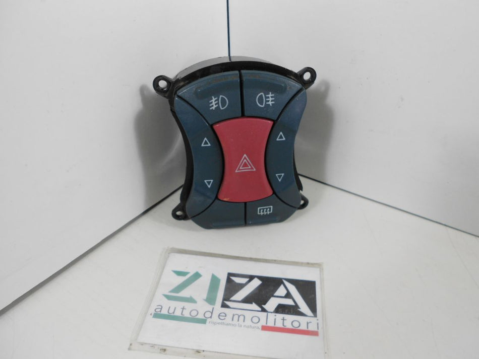 Pulsantiera Centrale Fiat Doblò I 2002 Alzacristalli Fendinebbia Lunotto