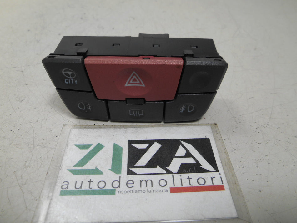 Pulsantiera Centrale Fiat Panda 169 2012 735357114 City Fendinebbia Retronebbia