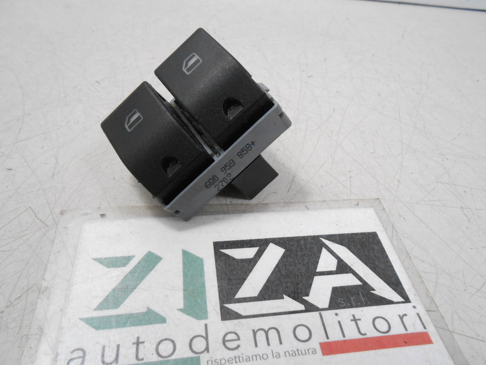 Pulsantiera Alzacristalli Anteriore Sinistra VW Polo 9N3 2006 6Q0959858+