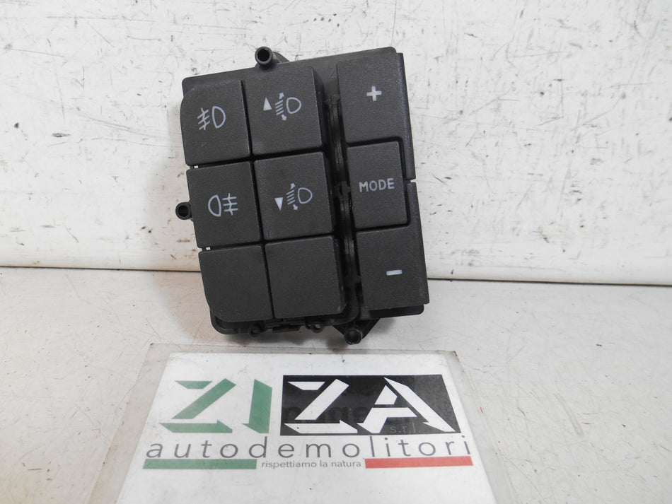 Pulsantiera Comando Luci Lancia Musa II 2010 12000397 Nero