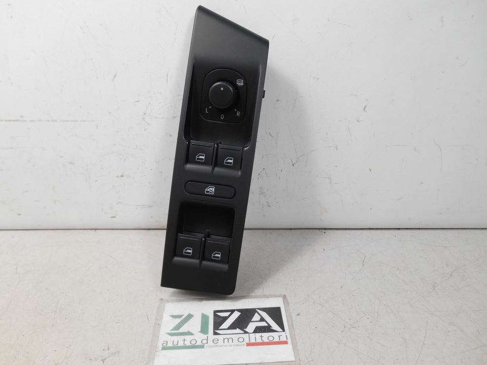 Pulsantiera Alzacristalli Anteriore Sinistra VW Passat B7 SW 2014 3AB857857A 1K4959857B