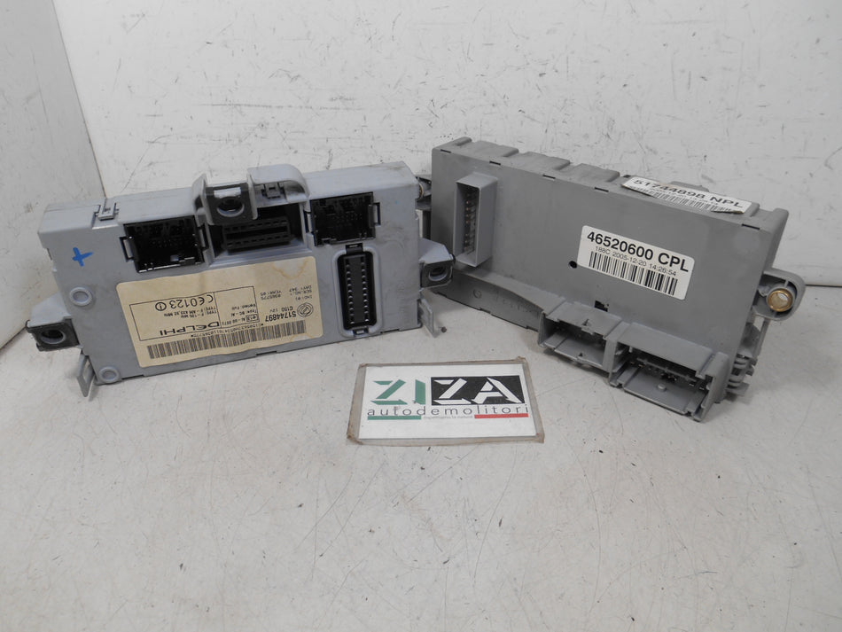 Body Computer + Scatola Fusibili Fiat Punto 188 1.3 Mjet 2006 51744897 51744898 46520600