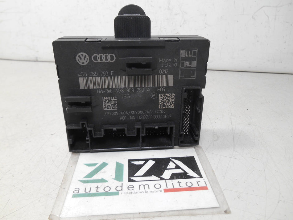 Centralina Porta Anteriore Sinistra Audi A6 C7 2011 4G8959793A 4G8959793E