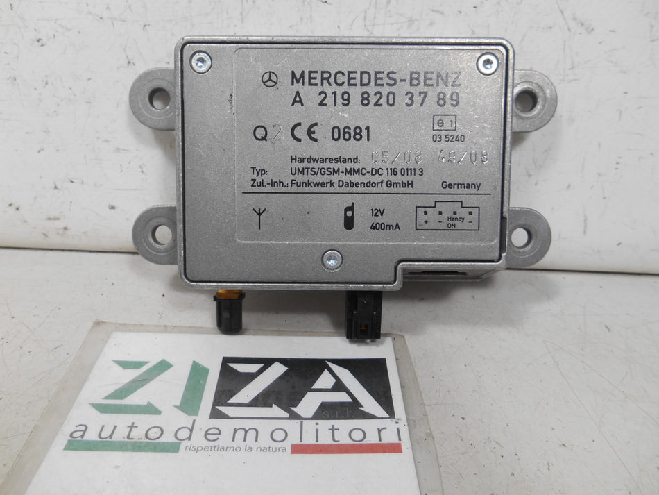 Centralina Amplificatore Mercedes W221 S320 2009 A2198203789