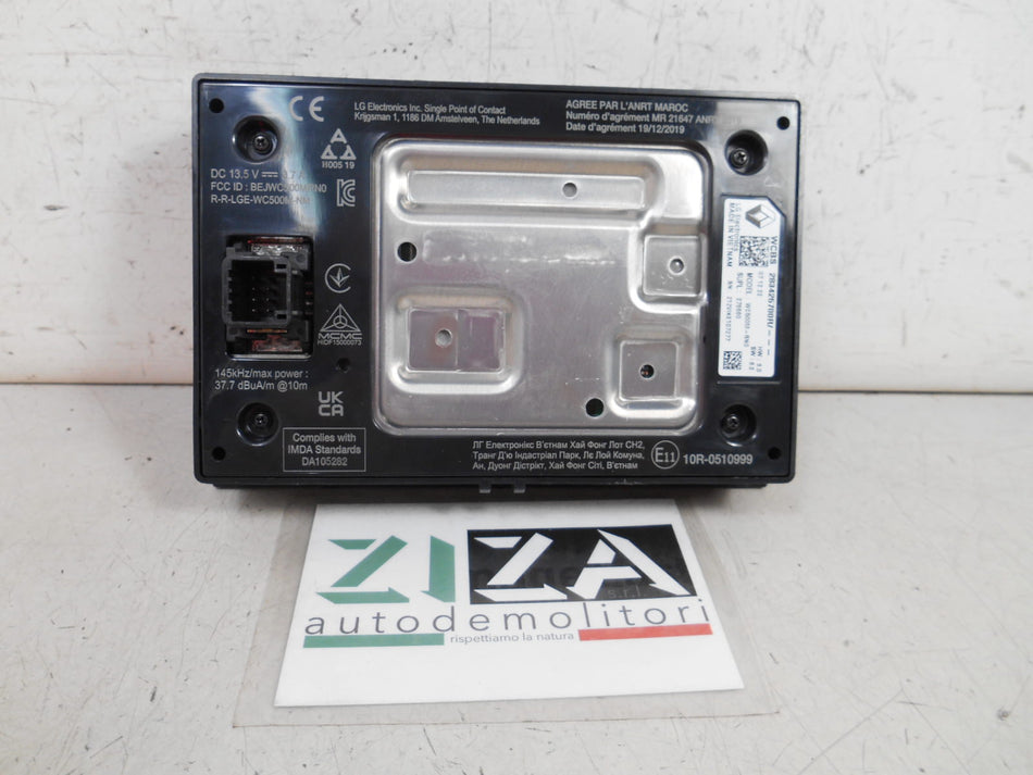 Centralina WCBS Ricarica Wireless Renault Megane E-Tech 2023 283425700R