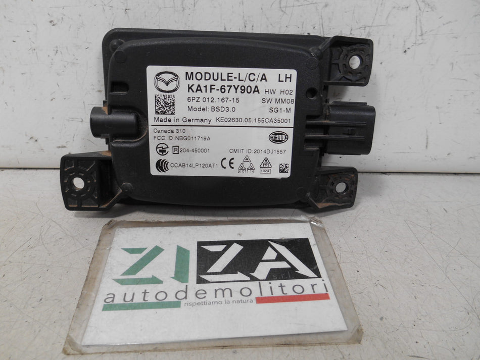 Centralina Angolo Cieco Sinistra Mazda CX-5 2015 KA1F67Y90A
