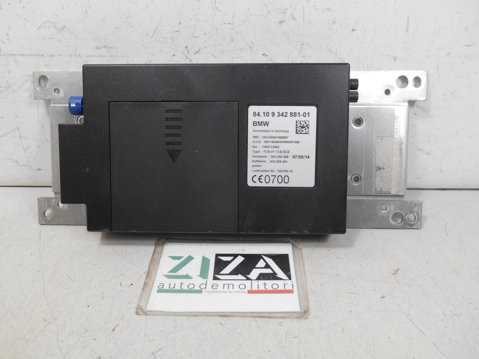 Centralina Telematica TCB BMW F10 Res 2014 8410-9342881-01 9297787-02
