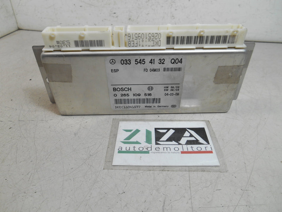 Centralina ESP Mercedes W211 E220 2005 0335454132