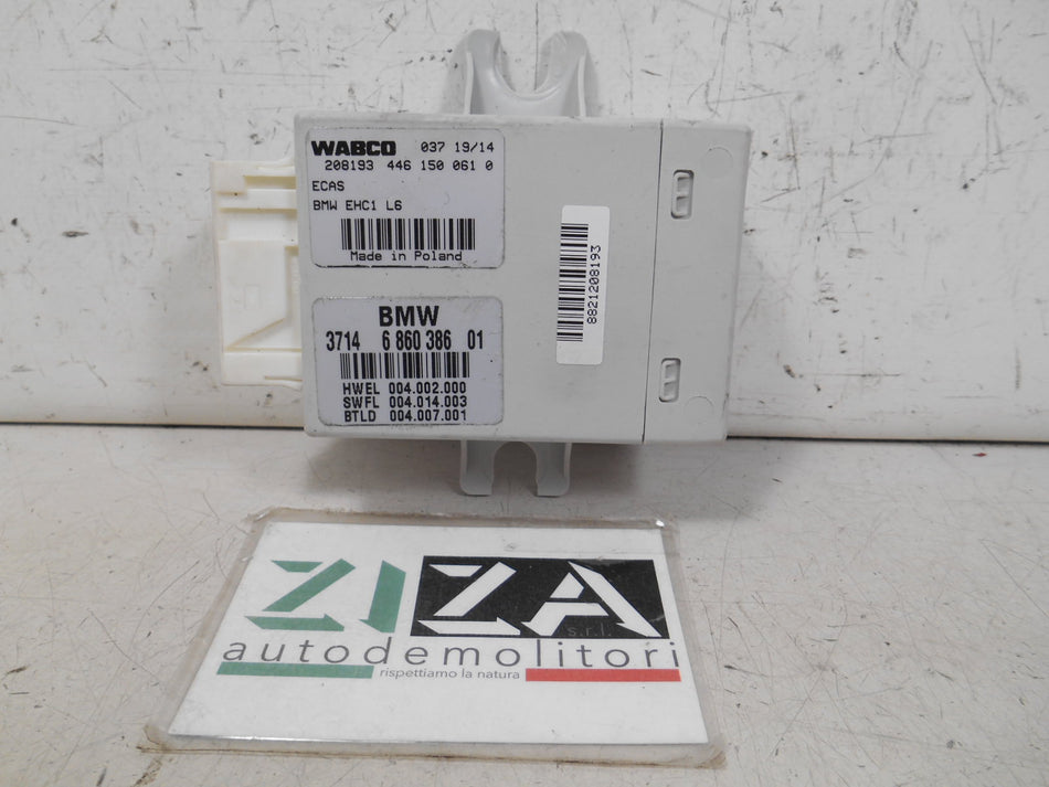 Centralina Sospensioni Pneumatiche BMW F11 Res 2014 3714-6860386-01