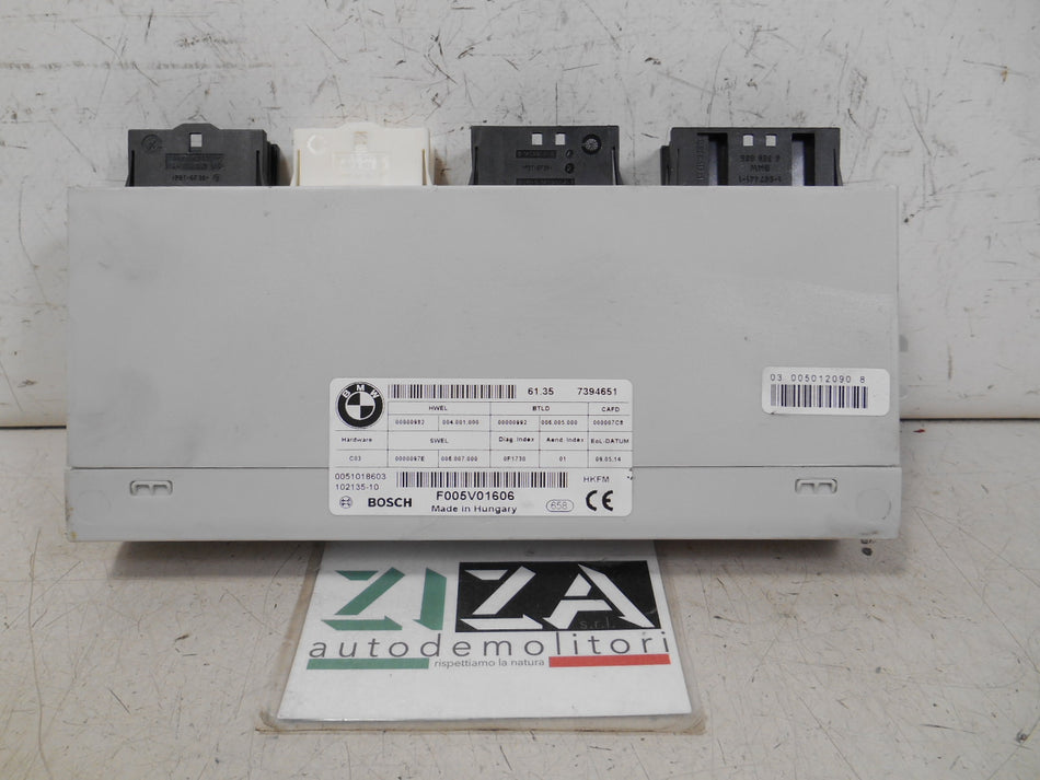 Centralina Portellone Posteriore BMW F11 Res 2014 6135-7394651
