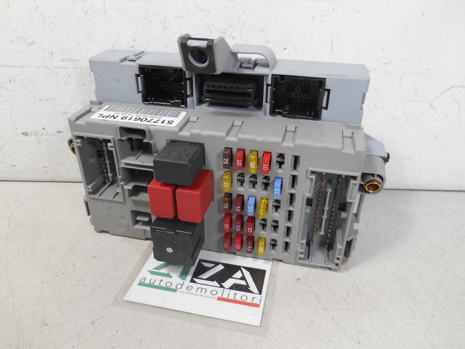 Body Computer + Scatola Fusibili Fiat Doblò I 1.3 Mjet 55kw 2009 51770620 51821413 51770619