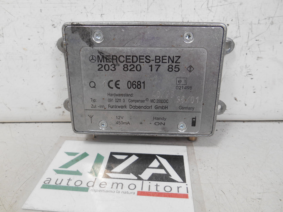 Centralina Amplificatore Antenna Mercedes ML W163 2002 2038201785