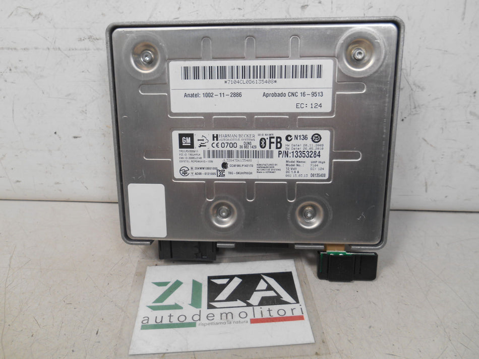Centralina Telefono Bluetooth Opel Insignia 2013 13353284