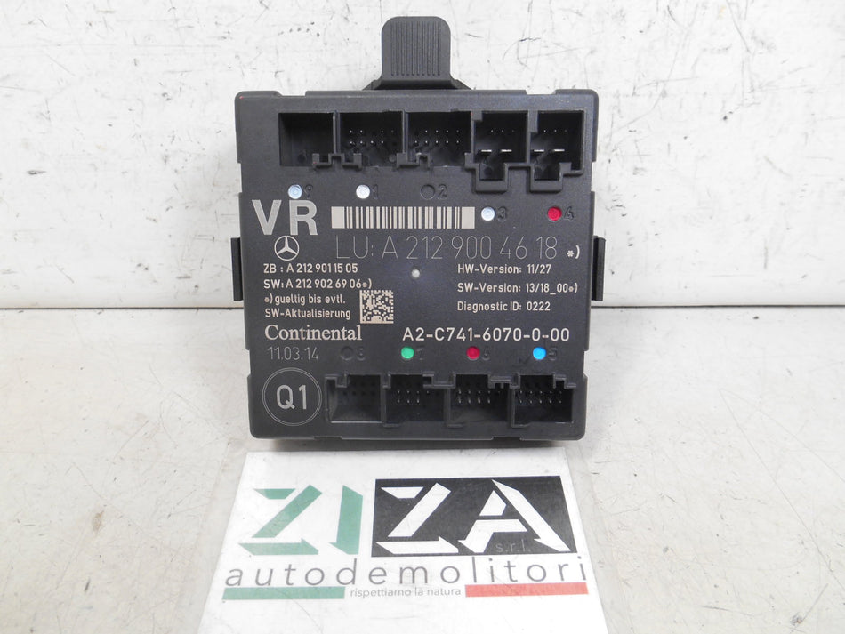 Centralina Porta Anteriore Destra Mercedes GLK X204 2015 A2129004618