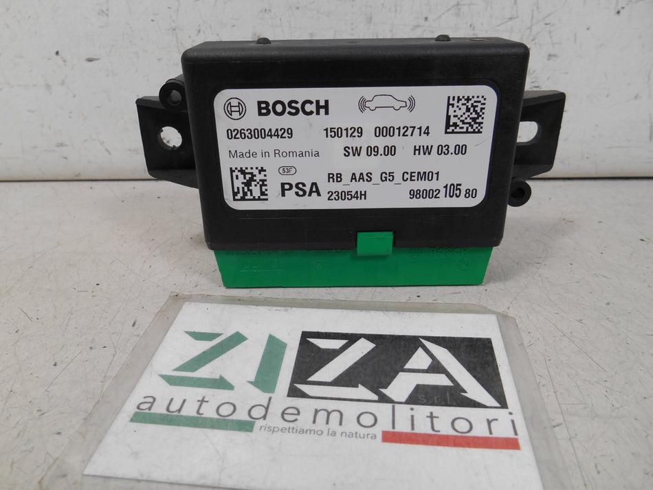 Centralina PDC Sensori Parcheggio Peugeot 308 II 2015 0263014011 9819343480
