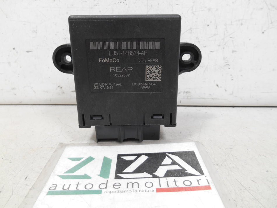 Centralina Porta Posteriore Ford Puma Hybrid 2022 LU5T-14B534-AE