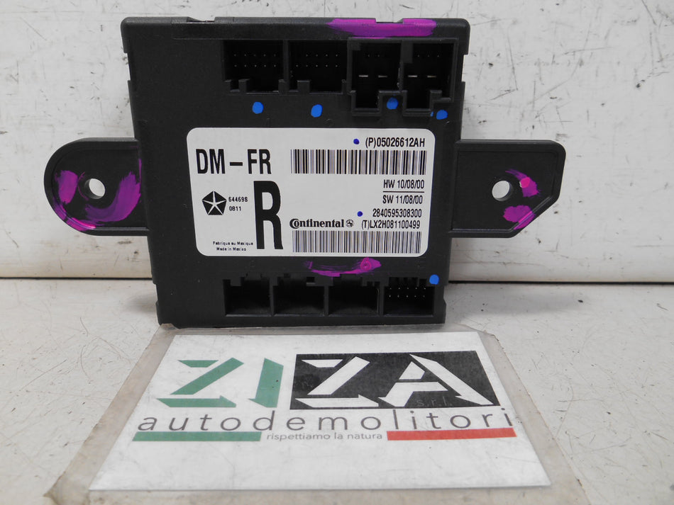 Centralina Porta Anteriore Destra Fiat Freemont 2011 05026612AH