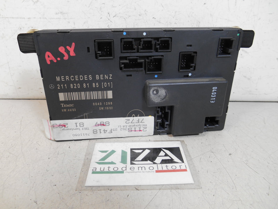 Centralina Porta Anteriore Sinistra Mercedes W211 E220 2005 2118208185