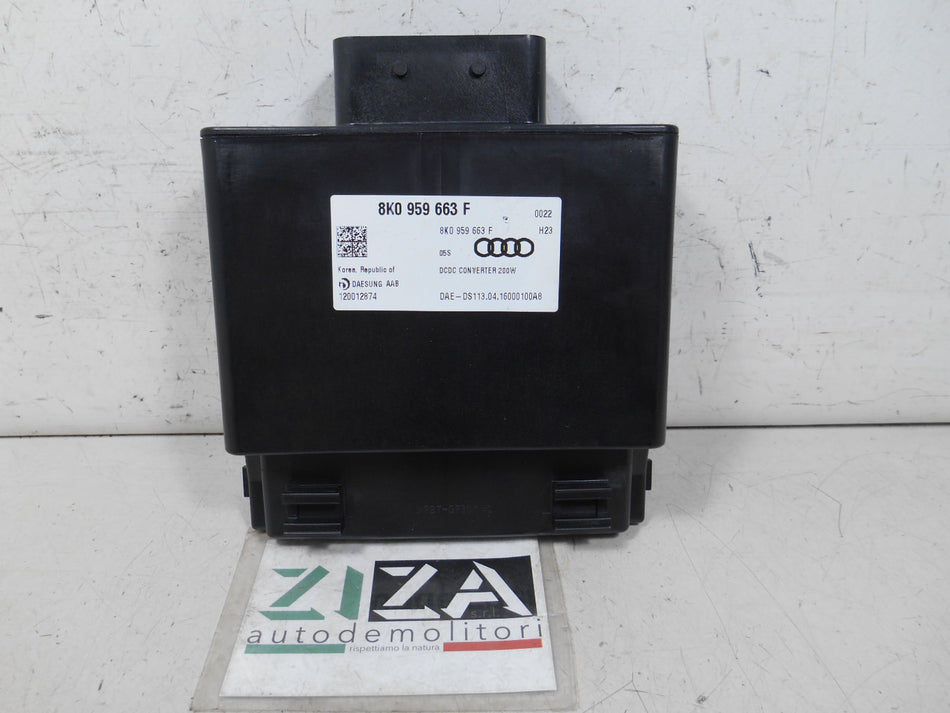 Centralina Stabilizzatore di Tensione Audi A6 C7 3.0 CVU 2016 8K0959663D