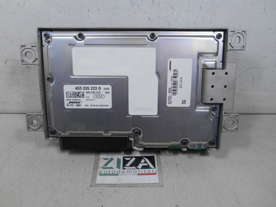 Centralina Amplificatore Bose Audi A6 C7 2016 4G5035223D