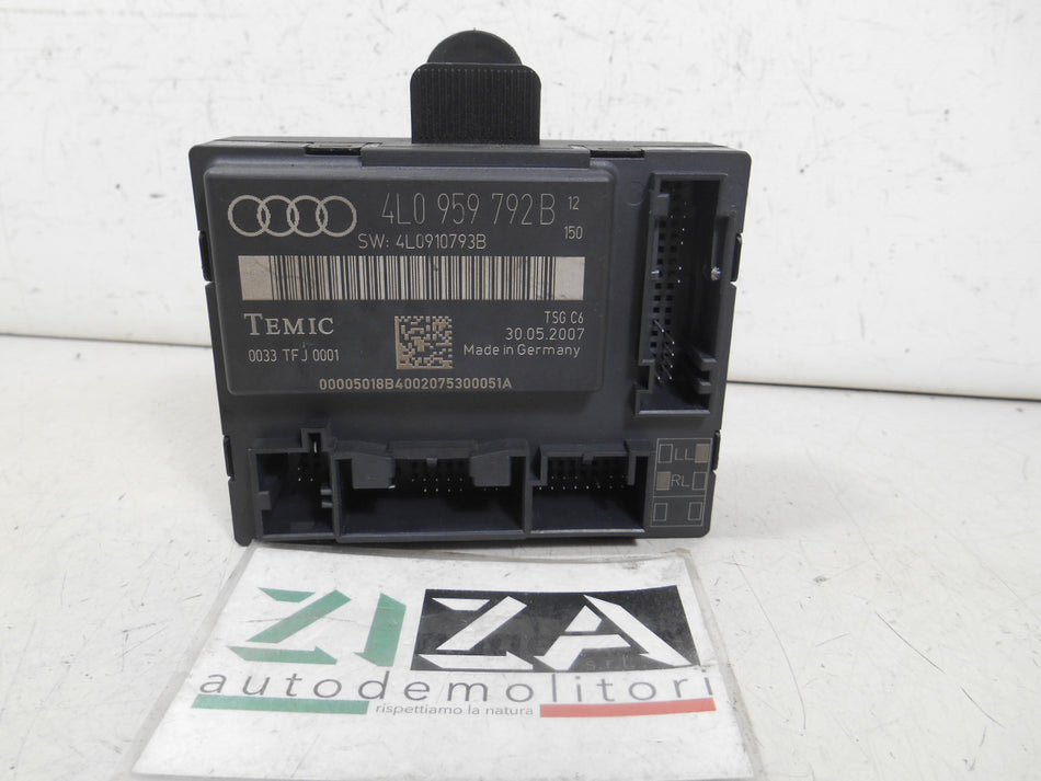 Centralina Porta Anteriore Destra Audi Q7 4L 2007 4L0959792B
