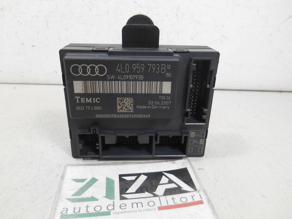 Centralina Porta Anteriore Sinistra Audi Q7 4L 2007 4L0959793B