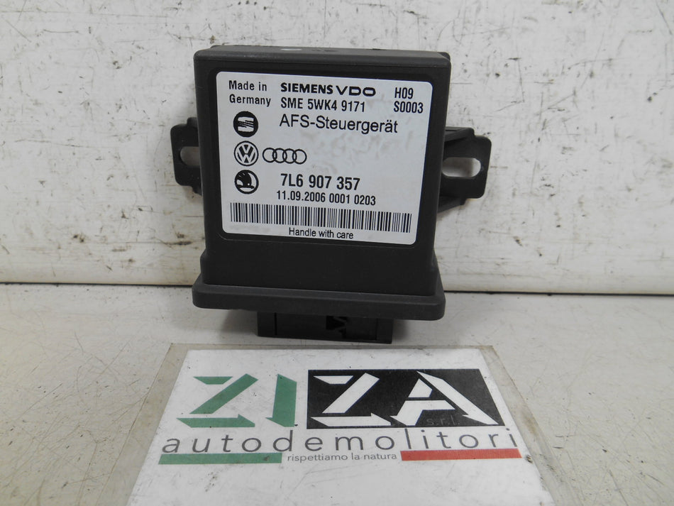 Centralina Fari AFS VW Touareg I 2006 7L6907357 H09 S0003