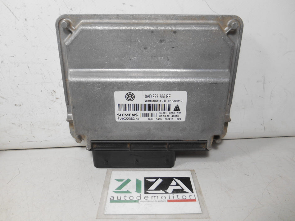 Centralina Ripartitore VW Touareg I 2006 0AD927755BE H18 S0119