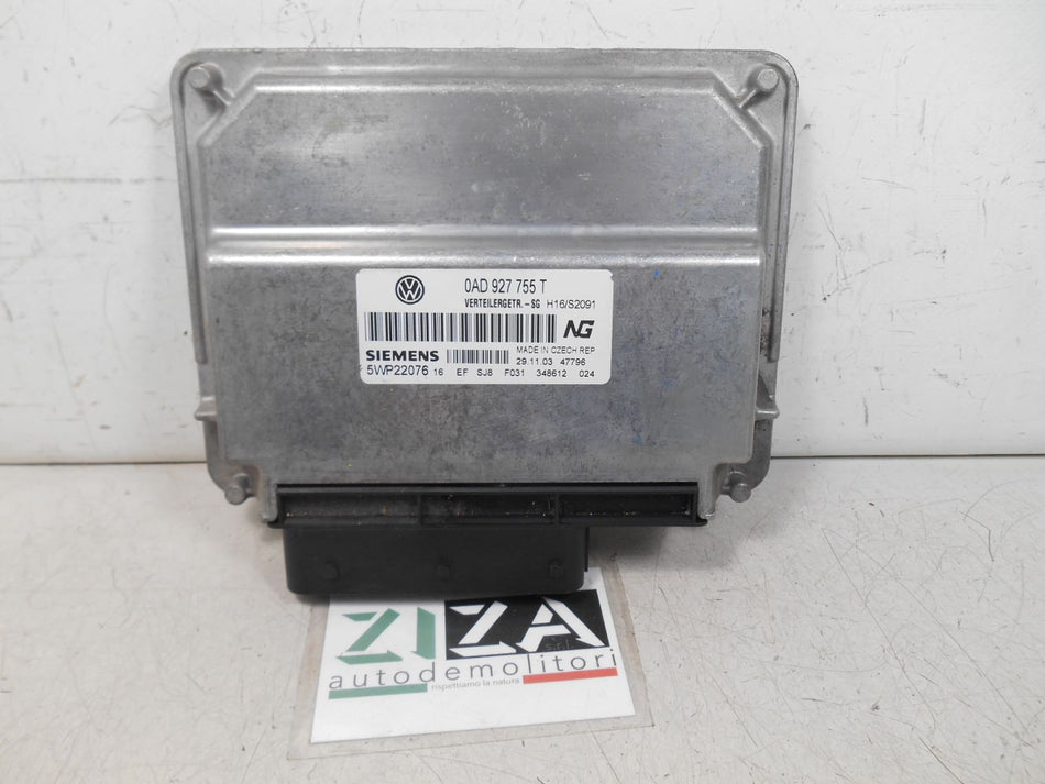 Centralina Trasmissione Ripartitore VW Touareg 2.5 BAC 2005 0AD927755T