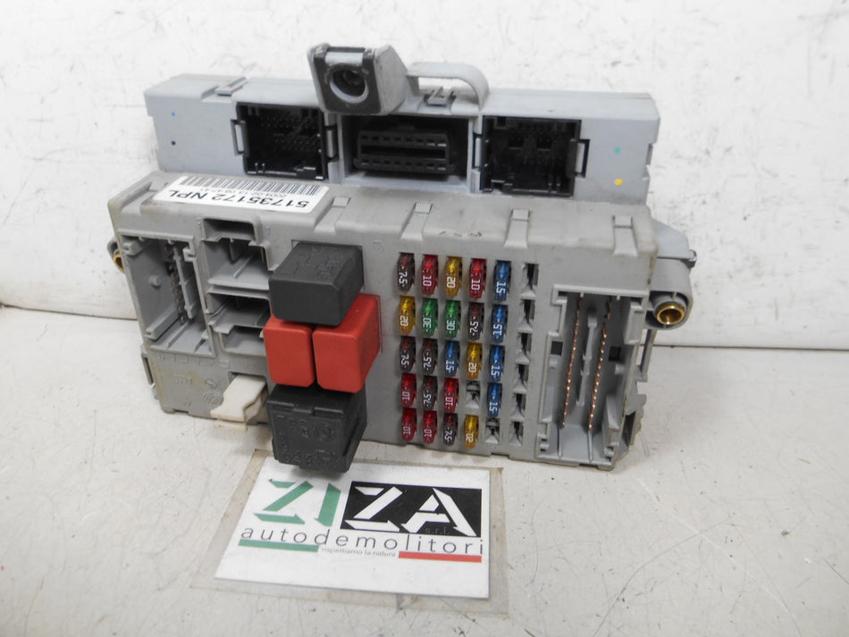 Body Computer + Scatola Fusibili Fiat Punto 188 1.2 44kw 2004 51735171 51735172 46520600