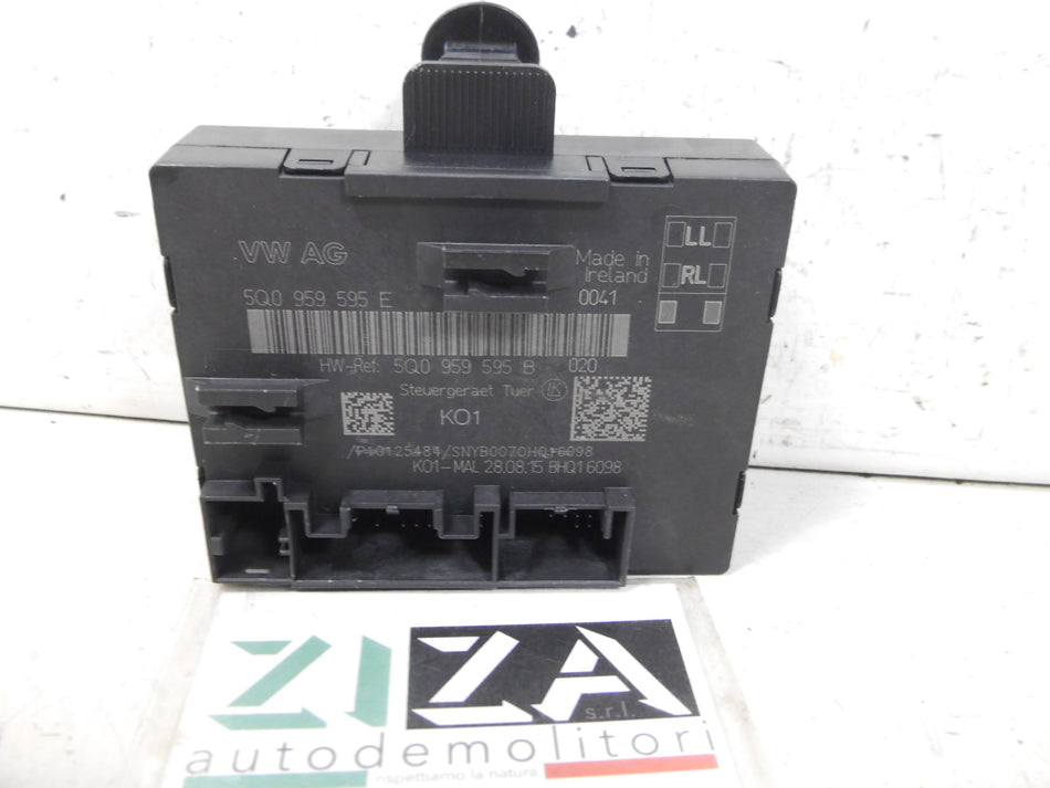 Centralina Porta Posteriore Audi A3 8V Sedan 2016 5Q0959595E