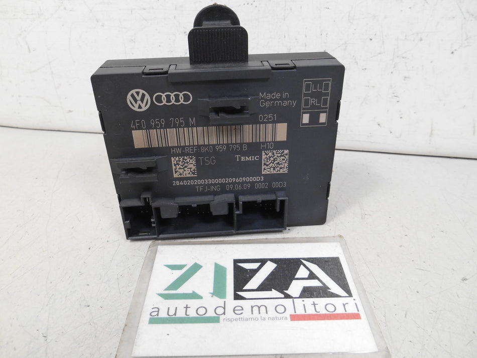 Centralina Porta Posteriore Destra Audi A6 C6 2009 4F0959795M