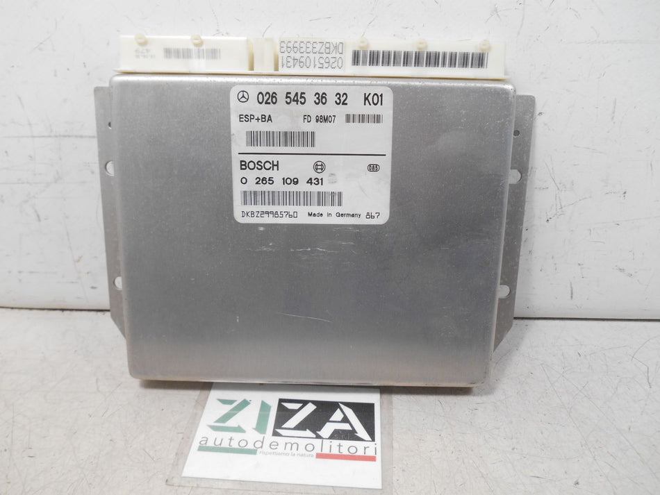Centralina ESP + BA Mercedes W168 0265109431 0265453632