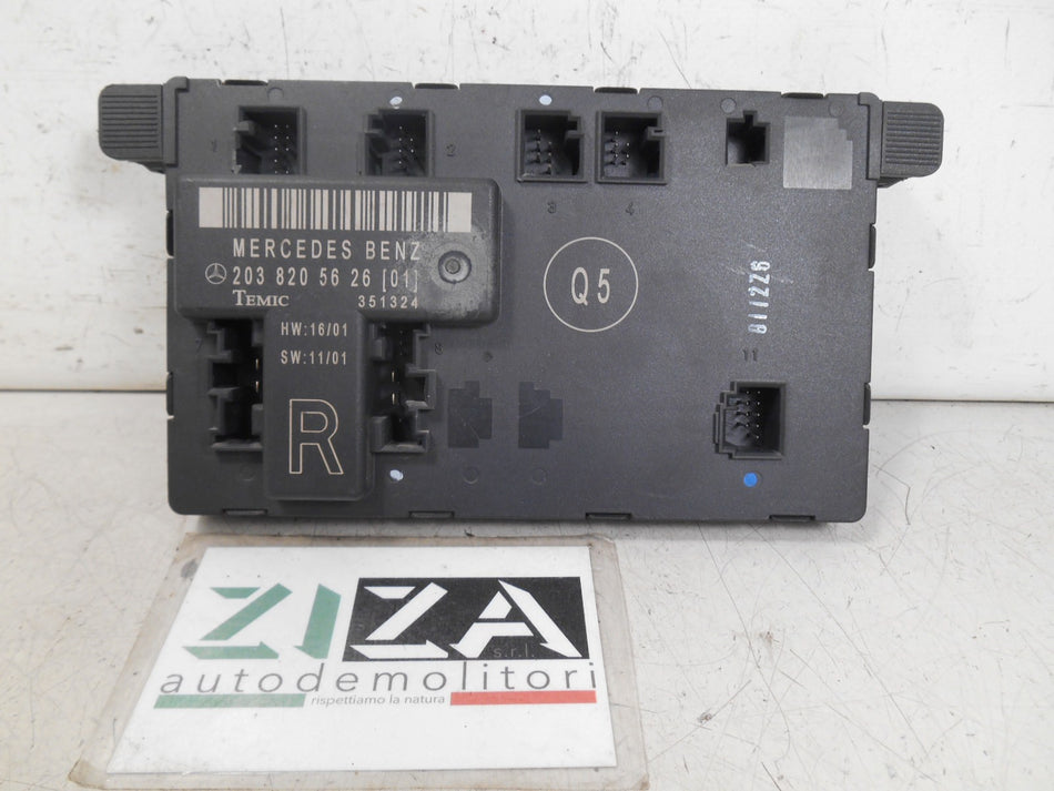 Centralina Porta Anteriore Destra Mercedes W203 C220 2002 2038205626