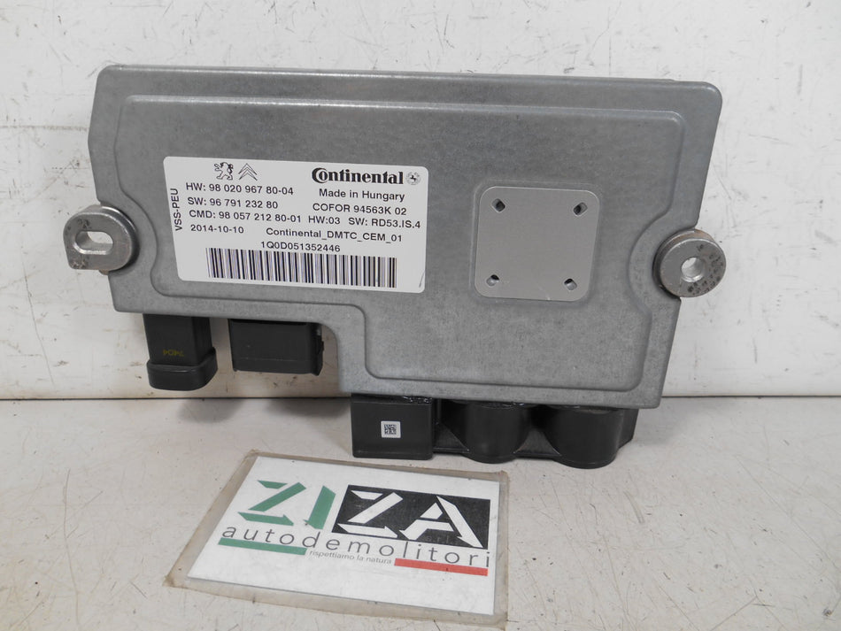 Centralina Start & Stop Peugeot 308 II 9H05 2015 9802096780-04 9679123280