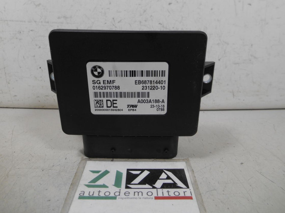 Centralina SG EMF Freno Stazionamento Elettrico BMW X4 F26 2017 EB687814401 231220-10