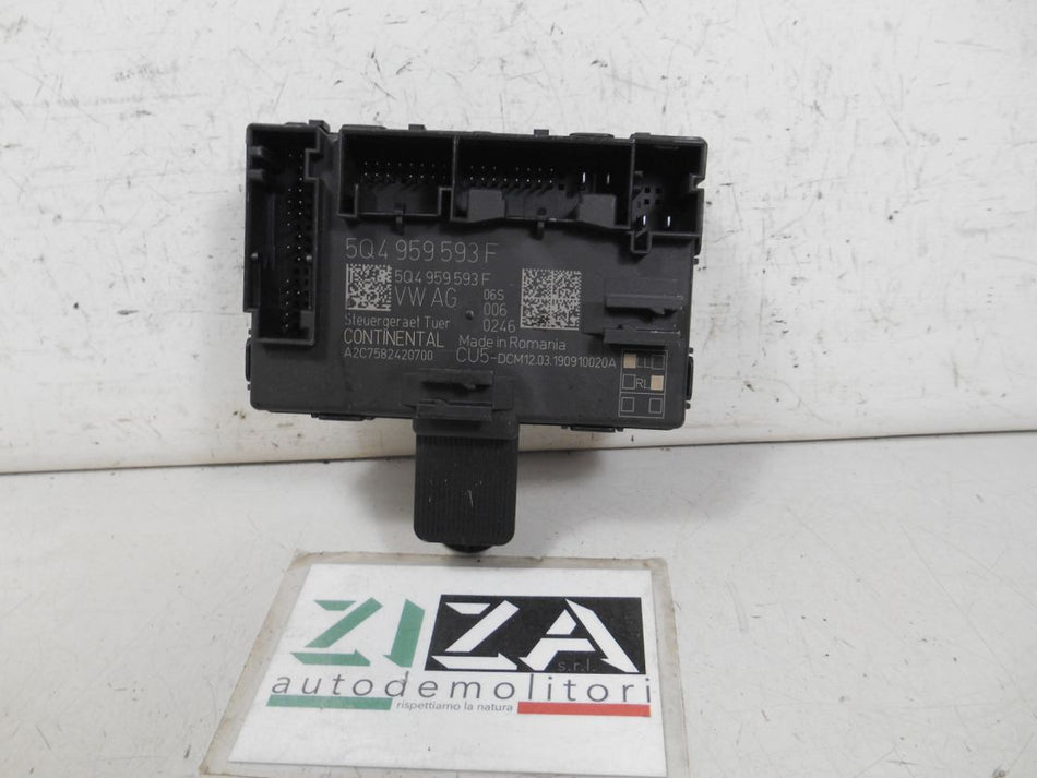 Centralina Porta Anteriore Sinistra Skoda Octavia 5E 2019 5Q4959593F