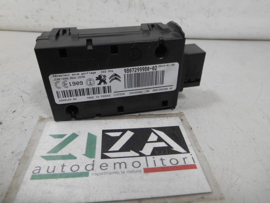 Centralina Pressione Pneumatici Citroen C4 II 2016 9807299980-02