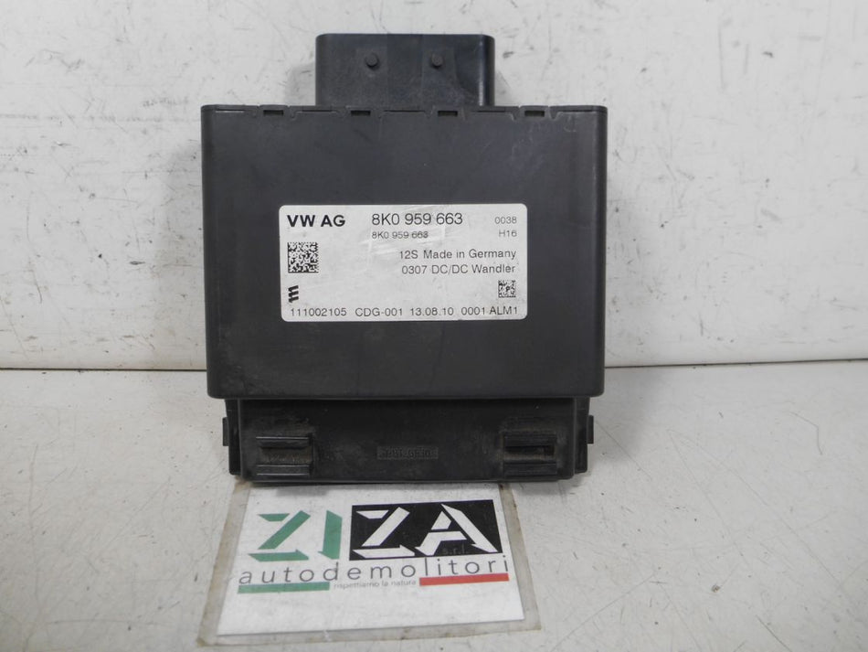 Centralina Convertitore DC/DC VW Polo 6R 1.6 90cv CAY 2010 8K0959663