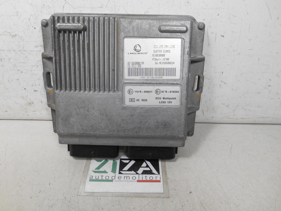 Centralina GPL Dacia Duster I 1.6 B/GPL 77kw 2012 616830000 591217000