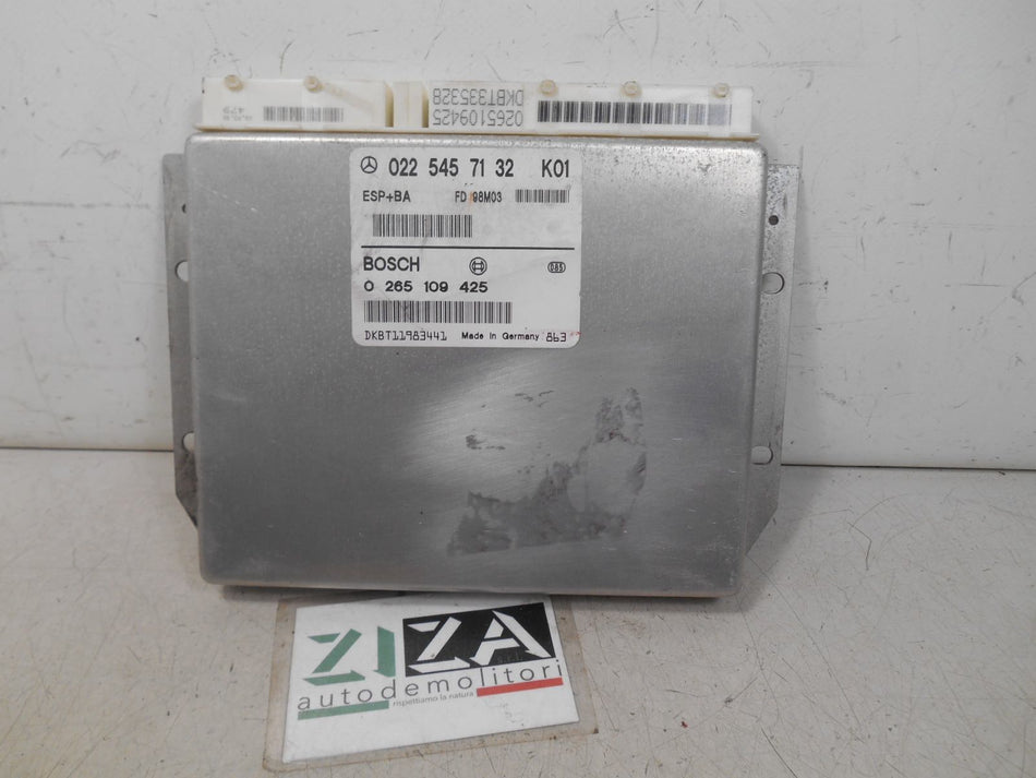 Centralina ESP + BA Mercedes W168 A160 0265109425 0225457132