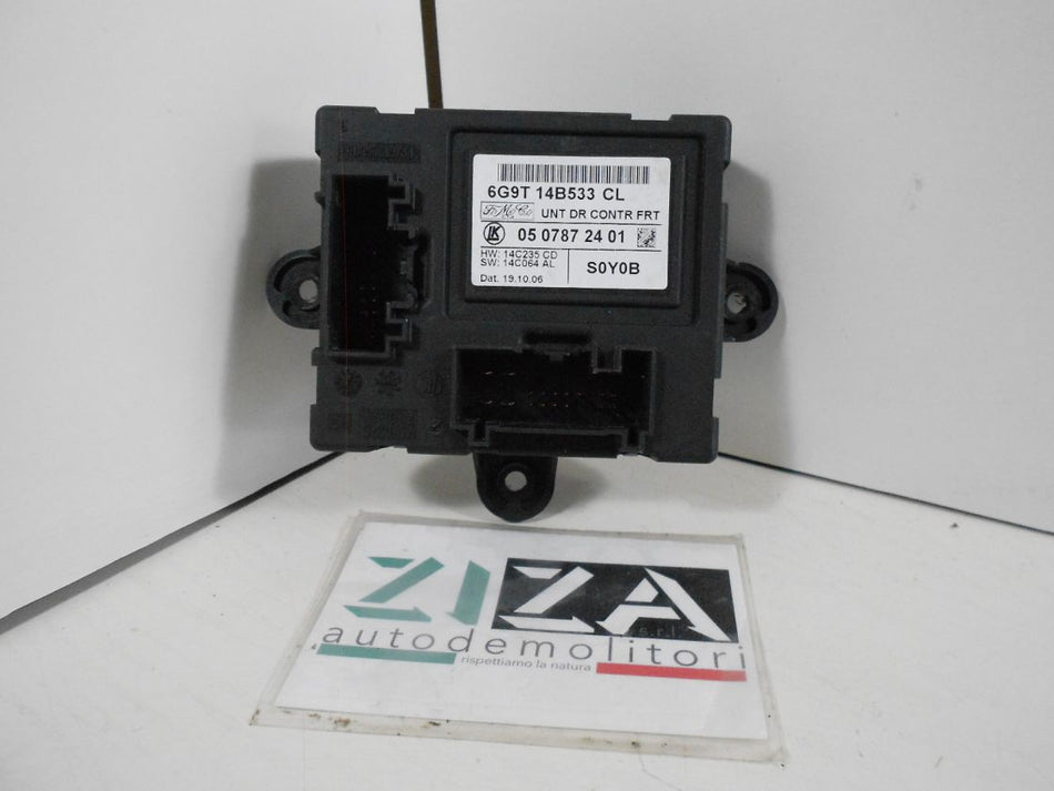 Centralina Porta Anteriore Sinistra Ford S-MAX 2007 6G9T-14B533-CL