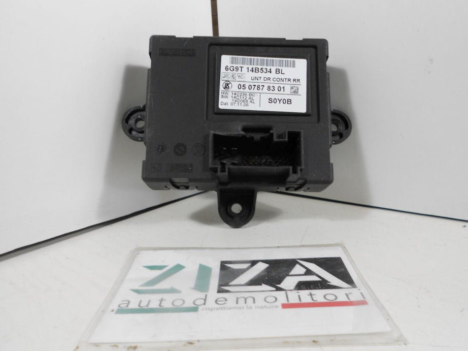 Centralina Porta Posteriore Ford S-MAX 2007 6G9T-14B534-BL