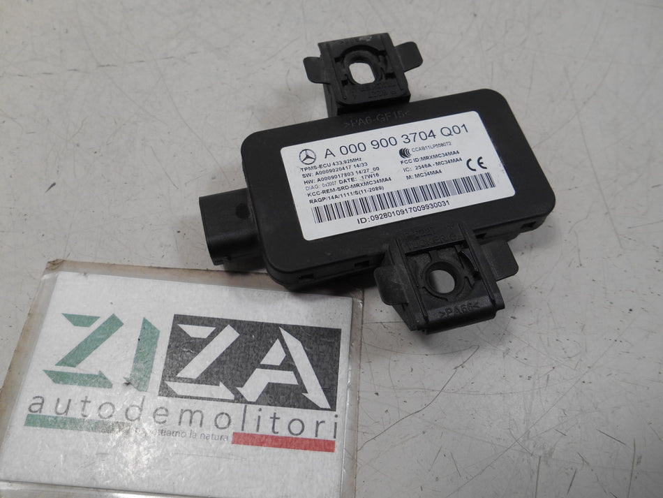 Centralina TMPS Pressione Pneumatici Mercedes W117 CLA 2017 A0009003704