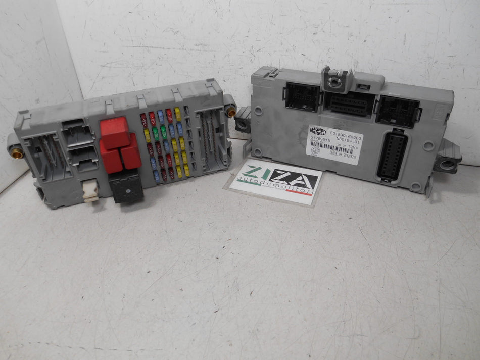 Body Computer + Scatola Fusibili Fiat Croma 1.9 120cv 2007 51786924 51789318 46846745
