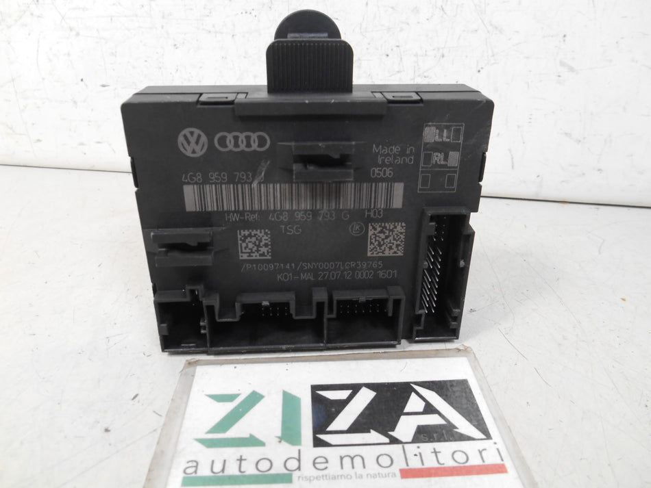 Centralina Porta Anteriore Sinistra Audi A6 C7 2011 4G8959793J 4G8959793G