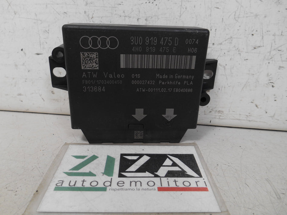 Centralina Sensori di Parcheggio Audi Q3 2017 8U0919475D 4H0919475E