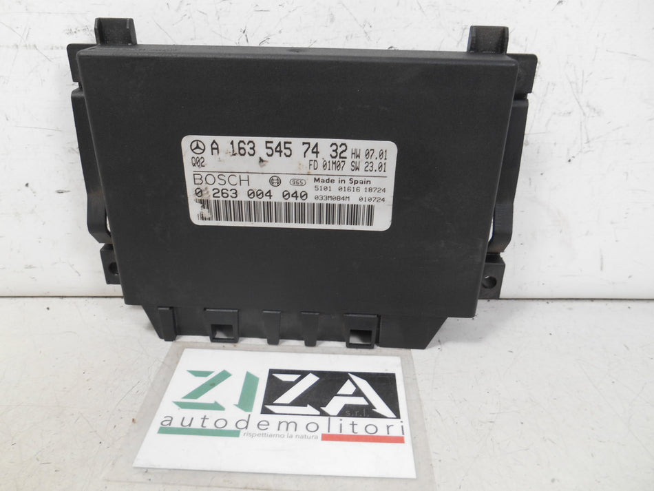 Centralina PDC Sensori di Parcheggio Mercedes ML W163 2002 A1635457432