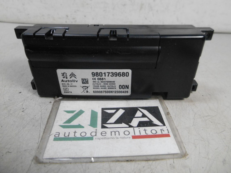 Centralina Autoradio Navigatore Peugeot 3008 I 2012 9801739680
