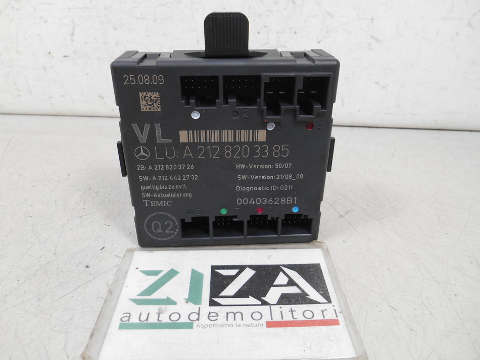 Centralina Porta Anteriore Sinistra Mercedes GLK X204 2009 A2128203385